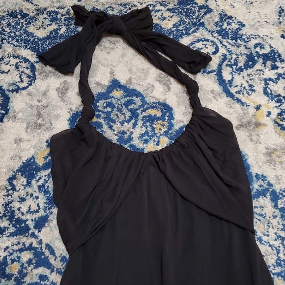 Yigal Azrouel Greecian Halter Dress Black 1 XS - Picture 4 of 9